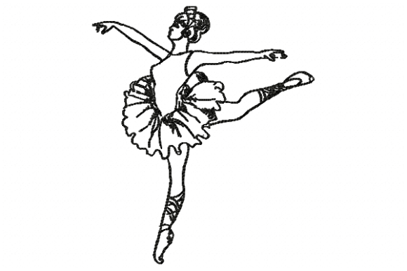 Ballerina Line Embroidery