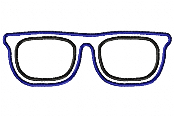 Eye-Catching Eyeglasses Applique