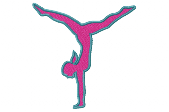 Gymnastics Embroidery Design