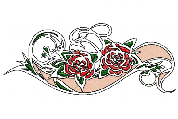 Rosenwa – Beautiful Rose Embroidery Design