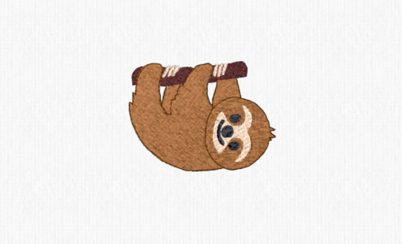 Sloth Embroidery Design Review