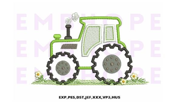 Tractor Green Embroidery Review